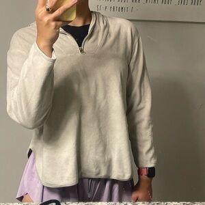 H&M Light Beige Fleece Pullover